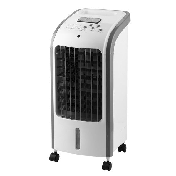 Climatizador Evaporativo Nirvana Blanco 80w 4 litros con mando a distancia y función oscilante de Fabrilamp