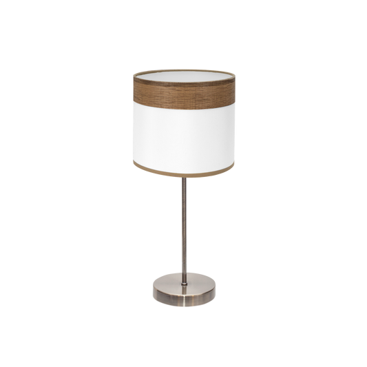 Sobremesa De Pantalla Cloe Cuero/Blanco-Madera Oscura – vista principal · Ref. 175471084
