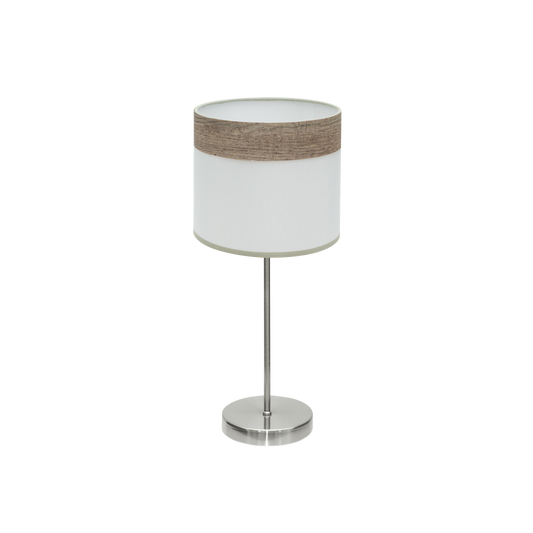 Sobremesa De Pantalla Cloe Níquel/Blanco-Madera Gris – vista principal · Ref. 175471083