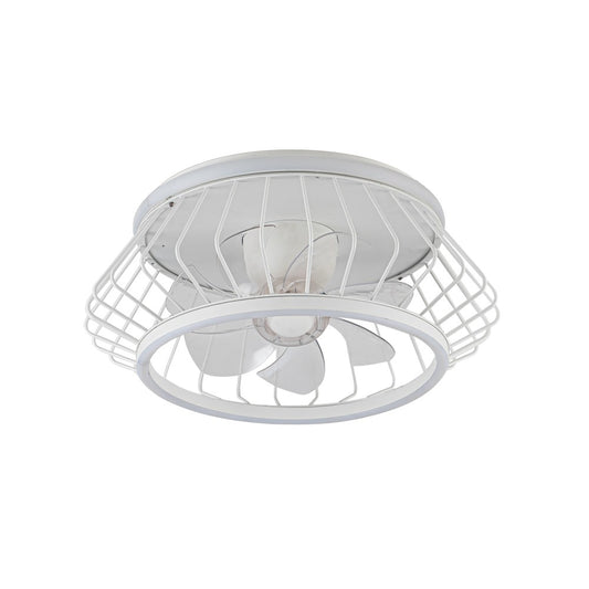 Ventilador de Techo con Plafón LED Cobra Blanco 50W CristalRecord - vista principal | CristalRecord