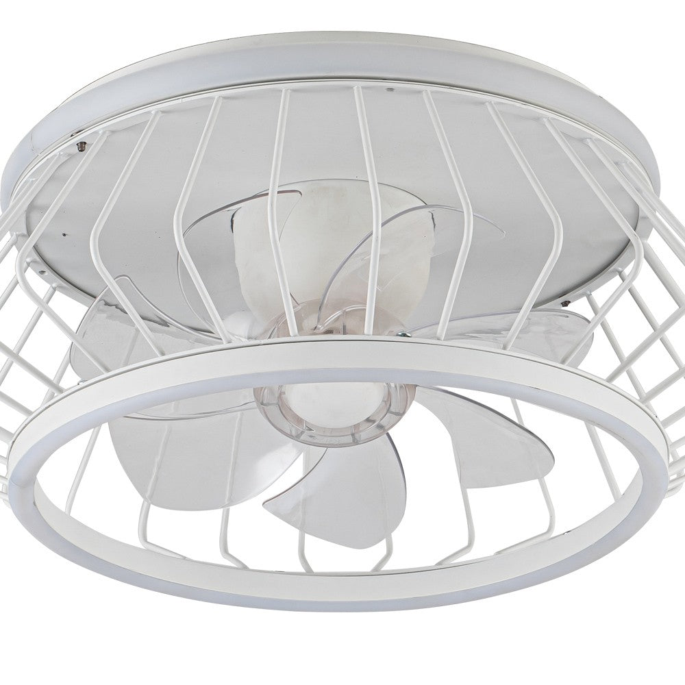 Ventilador LED con motor DC silencioso y 6 velocidades