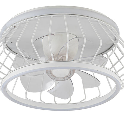 Ventilador LED con motor DC silencioso y 6 velocidades