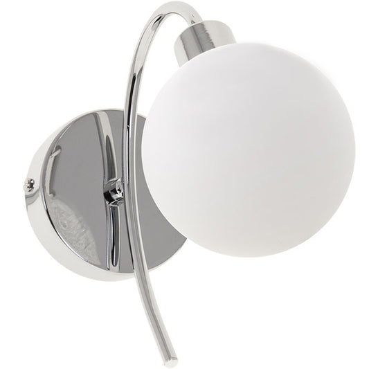 Aplique moderno Vita Blanco/cromo – vista principal · Ref. 103060101