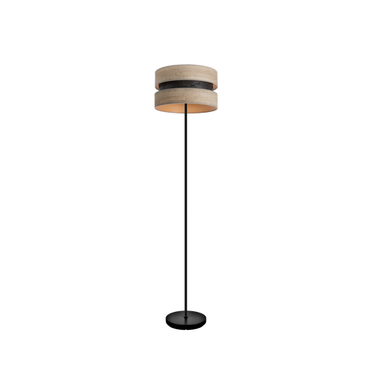 Pie Salón moderno Colet Negro / Madera Gris – vista principal · Ref. 175641083