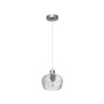 Lámpara Colgante Estela Cristal Cromo Fabrilamp / Abrila 196891020