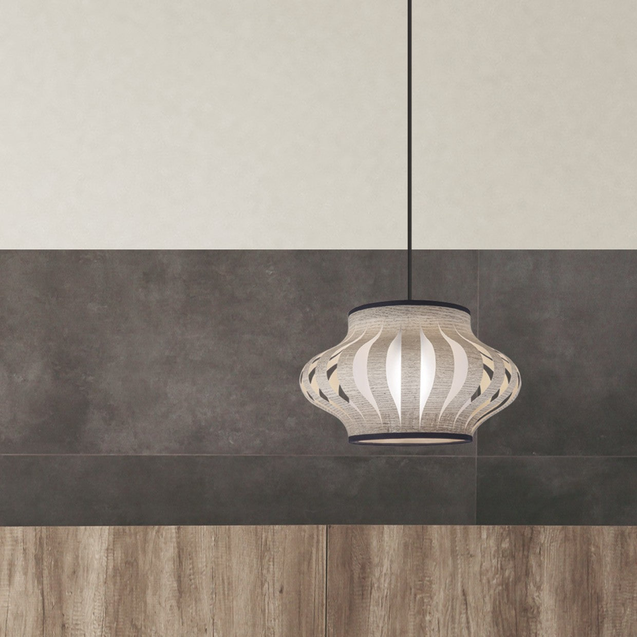 Colgante Jana Negro AJP/Alemar (Ref. 60334) - Medidas: Iluminación moderna y elegante para tu hogar. LuzGuru.
