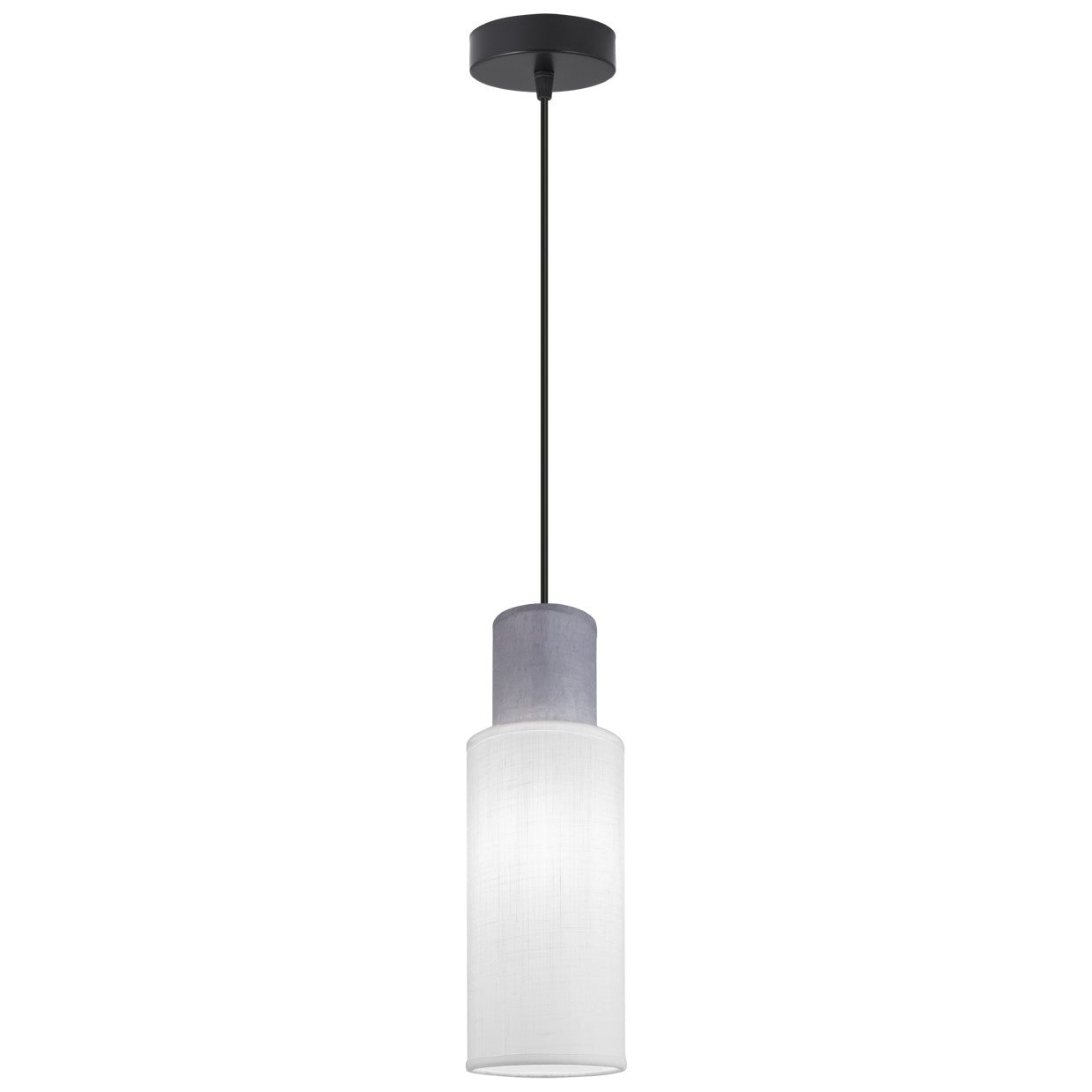 AJP / Alemar 11773 - Colgante Kilian Blanco/Gris - luzguru.com