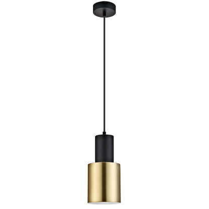 AJP / Alemar Colgante Maena 11339 - Negro y Latón - luzguru.com