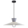 AJP / Alemar 11766 - Colgante Merida Beige/Gris - luzguru.com