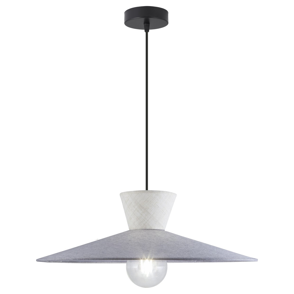 Colgante Merida Gris/Beige 11765 - AJP / Alemar - luzguru.com