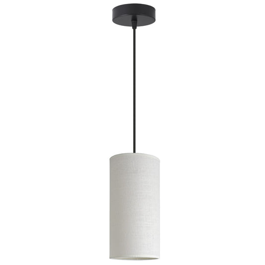 Lámpara Colgante Tala 15 cm Pantalla Textil Saco Beige Alemar - vista principal | AJP / Alemar