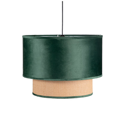 Colgante Nerva 2 Pantallas Verde y Negra Fabrilamp / Abrila 130291006