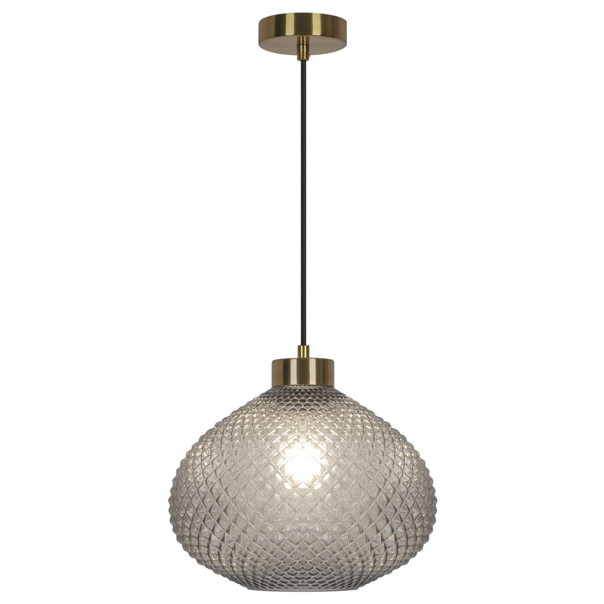 AJP Alemar 11304 - Colgante FLORE Fumé Latón - luzguru.com