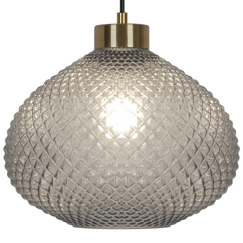 Colgante FLORE Fumé AJP/Alemar (Ref. 11304): Dimensiones detalladas. Descubre su elegante diseño. LuzGuru.
