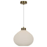 AJP / Alemar 11303 - Colgante FLORE Opal Mate Latón - luzguru.com