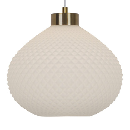 Medidas colgante FLORE Opal Mate Latón AJP/Alemar (Ref. 11303) - luzguru.com
