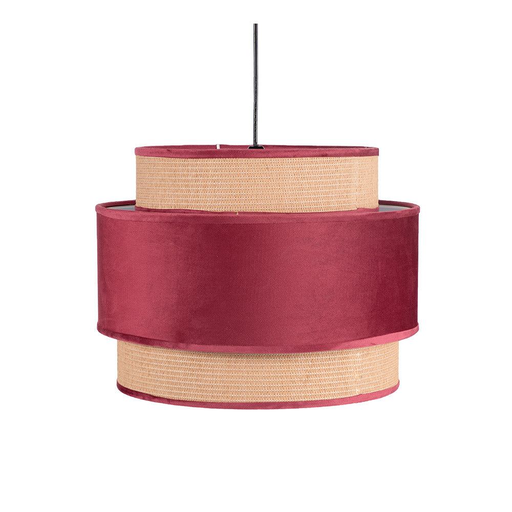 Colgante moderno rojo vino Adriano Fabrilamp / Abrila ref 130491007