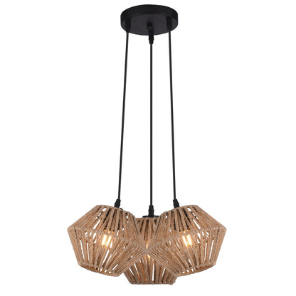 AJP / Alemar Colgante 3L Burt Cuerda Natural - 10974 - luzguru.com