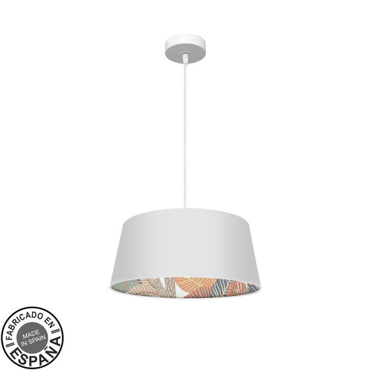 Colgante moderno Tunez Fabrilamp / Abrila 225194001 con diseño textil estampado