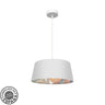 Colgante moderno Tunez Fabrilamp / Abrila 225194001 con diseño textil estampado