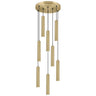 Colgante 8 Luces Antia Latón - AJP / Alemar - 11749 - luzguru.com