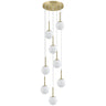 AJP / Alemar 11738 - Colgante Portile 8 Luces Latón - luzguru.com