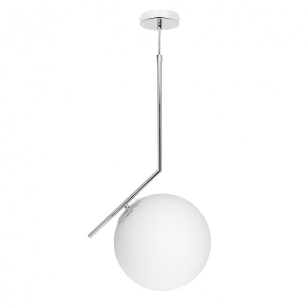 Colgante Aimee Cromo 1xE27 - Fabrilamp/Abrila | 108253020