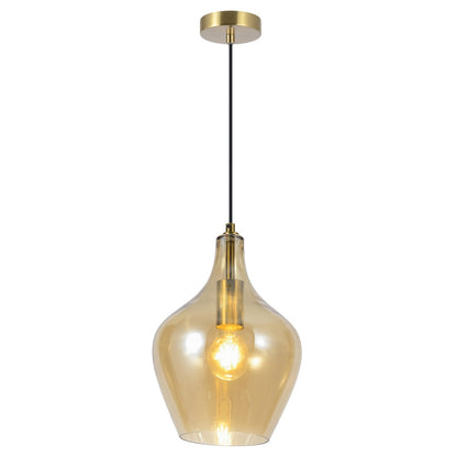 Colgante Aina Latón Ámbar 11645 - AJP / Alemar - luzguru.com