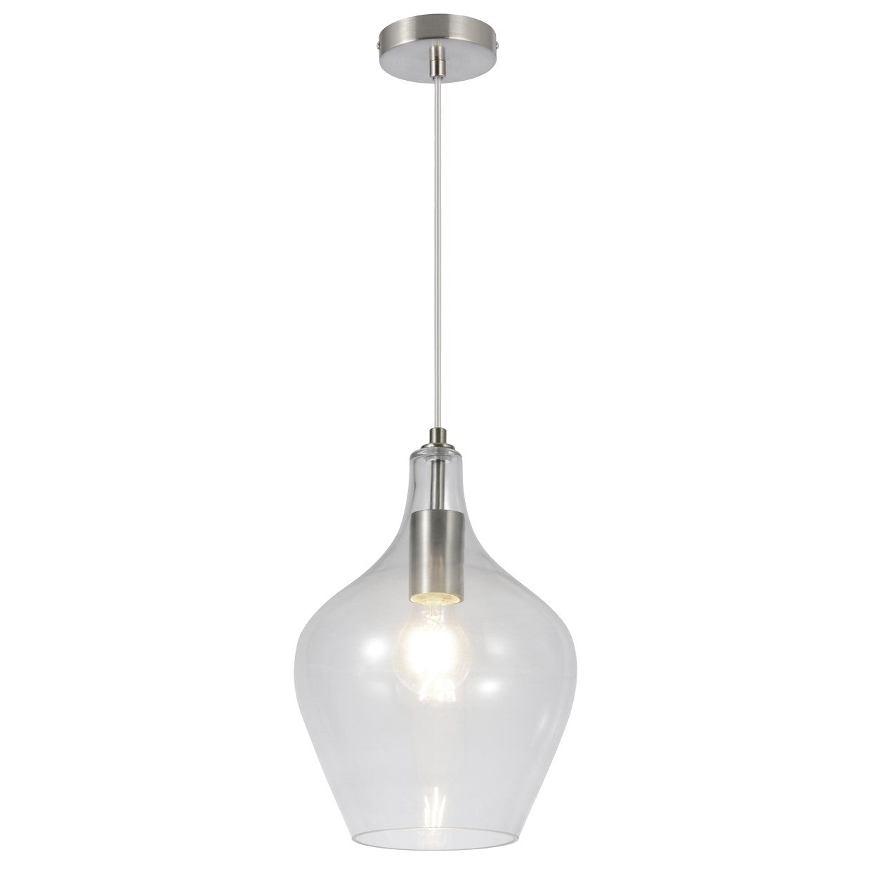 Colgante Aina Niquel Satinado 11644 - AJP / Alemar - luzguru.com