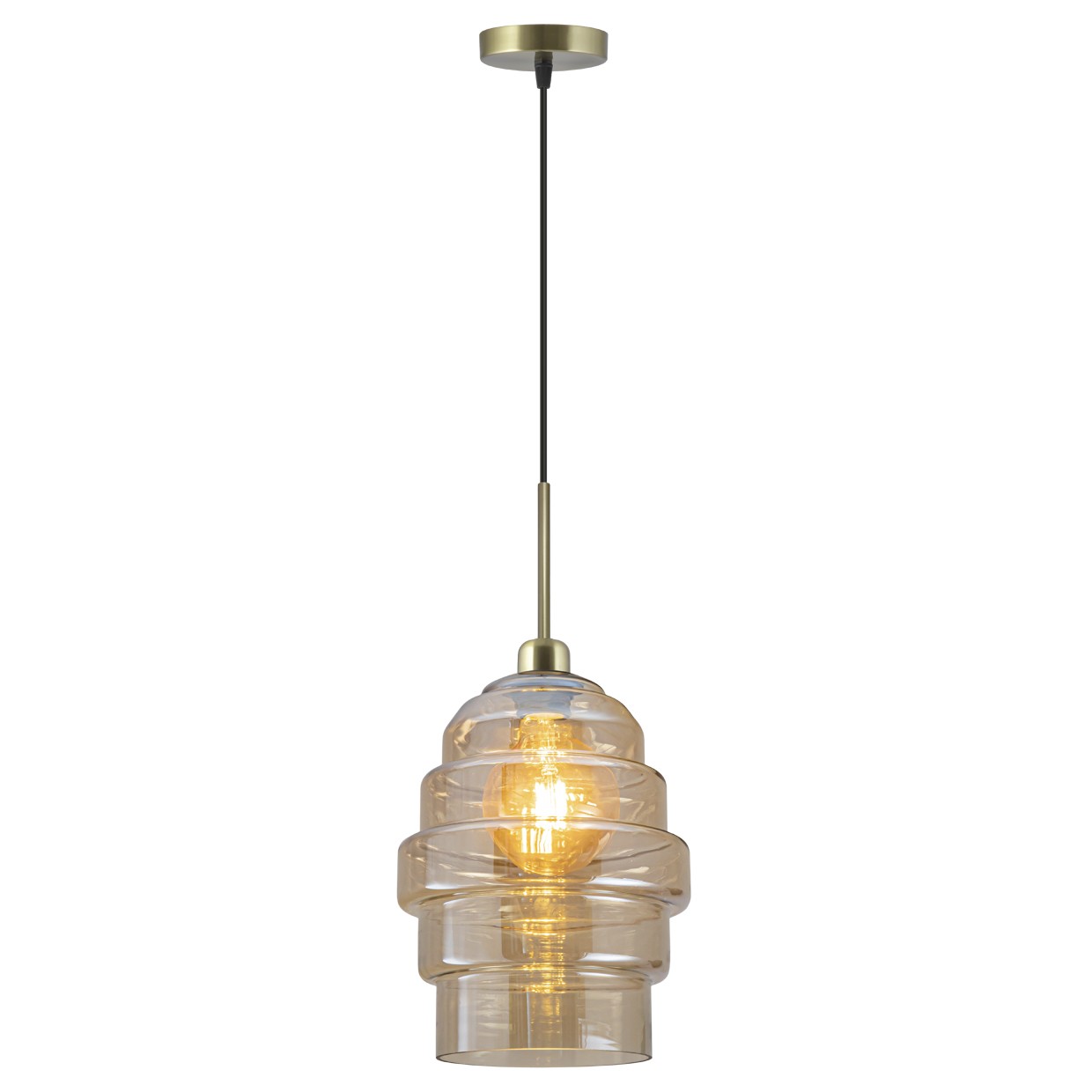 AJP / Alemar 11291 - Colgante Amber Cristal Ámbar - luzguru.com