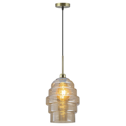 AJP / Alemar 11291 - Colgante Amber Cristal Ámbar - luzguru.com