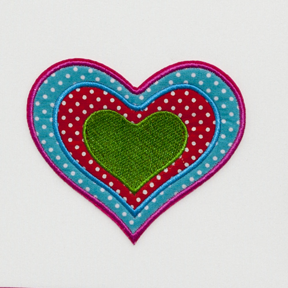 Lámpara Amor fabricada en Textil color Blanco y Rosa para Bebé