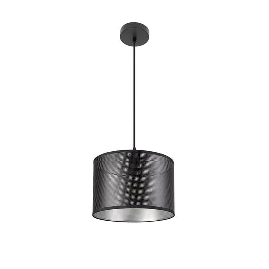 Colgante Anastasia Moderno Negro y Plata Fabrilamp / Abrila 190193009