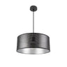 Colgante Anastasia Moderno Negro Plata Fabrilamp / Abrila 190195009