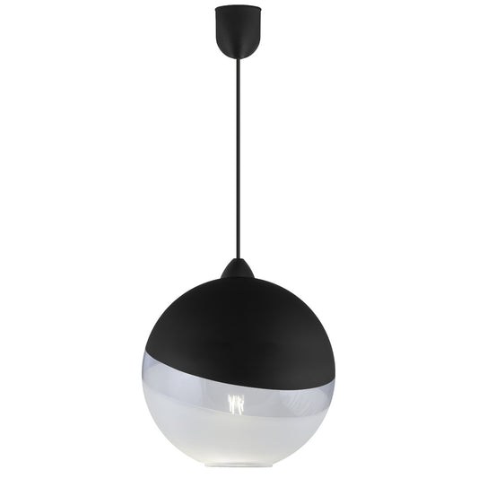 Lámpara Colgante Anatra Negro 1x60W E-27 Cristal Alemar - vista principal | AJP / Alemar