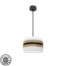 Colgante Angola Nature Fabrilamp / Abrila 227193001, lámpara de techo con diseño en yute.