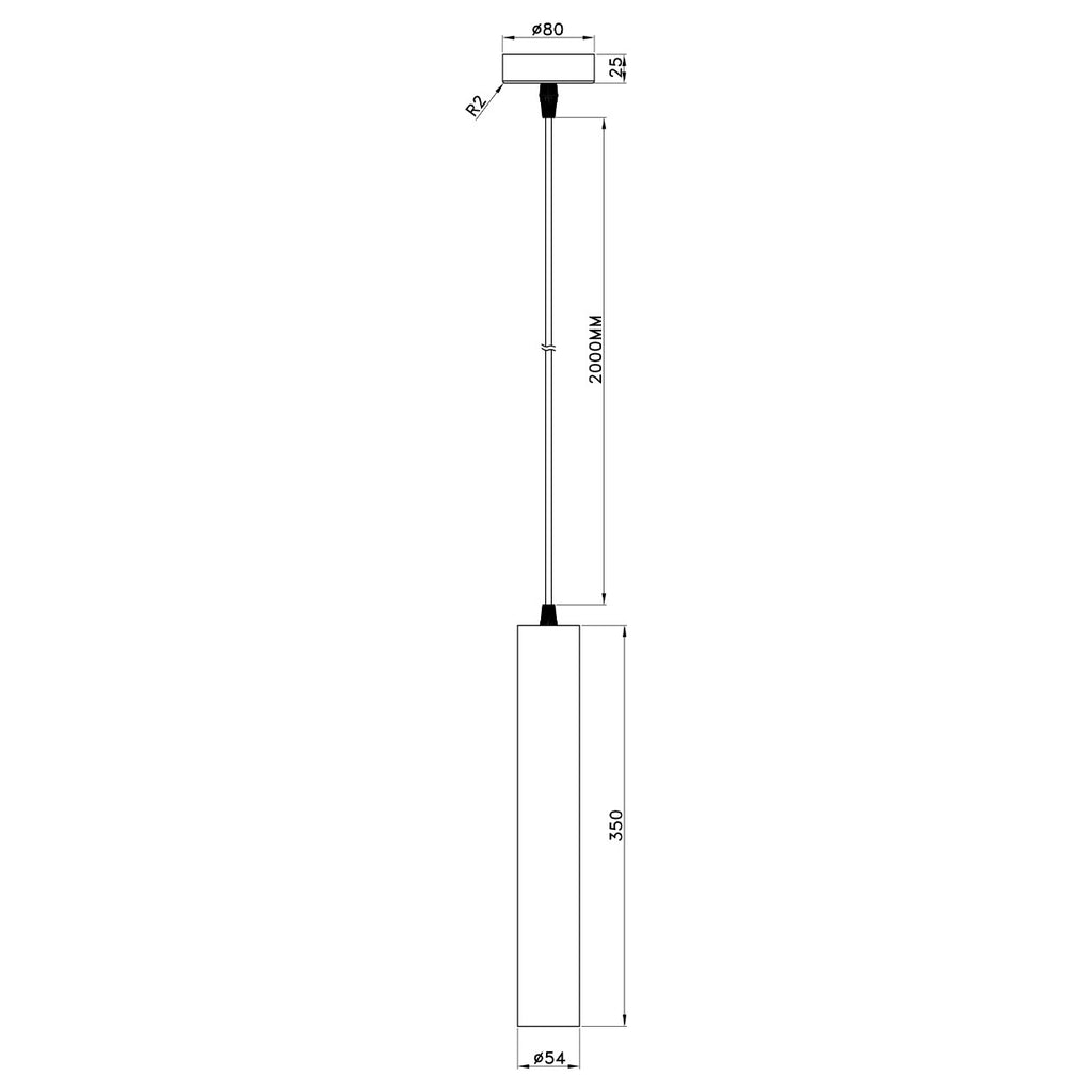 Medidas Colgante Antia Blanco AJP/Alemar Ref. 11595 - luzguru.com
