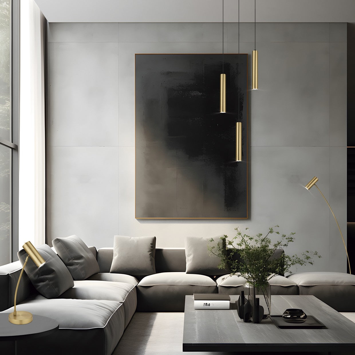 Colgante Antia Latón AJP/Alemar (Ref. 11333): Medidas detalladas.  Diseño elegante y moderno para iluminación perfecta. Compra en luzguru.com
