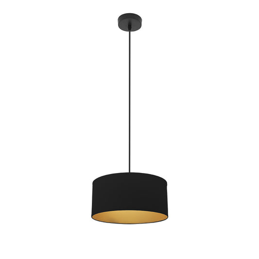 Colgante Anuska Moderno Negro y Oro Fabrilamp / Abrila 188693009