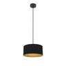 Colgante Anuska Moderno Negro y Oro Fabrilamp / Abrila 188693009