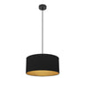 Colgante Anuska Moderno Negro y Oro Fabrilamp / Abrila 188694009