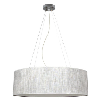 Colgante Asunción Textil Gris Fabrilamp / Abrila 107698028 para salón moderno