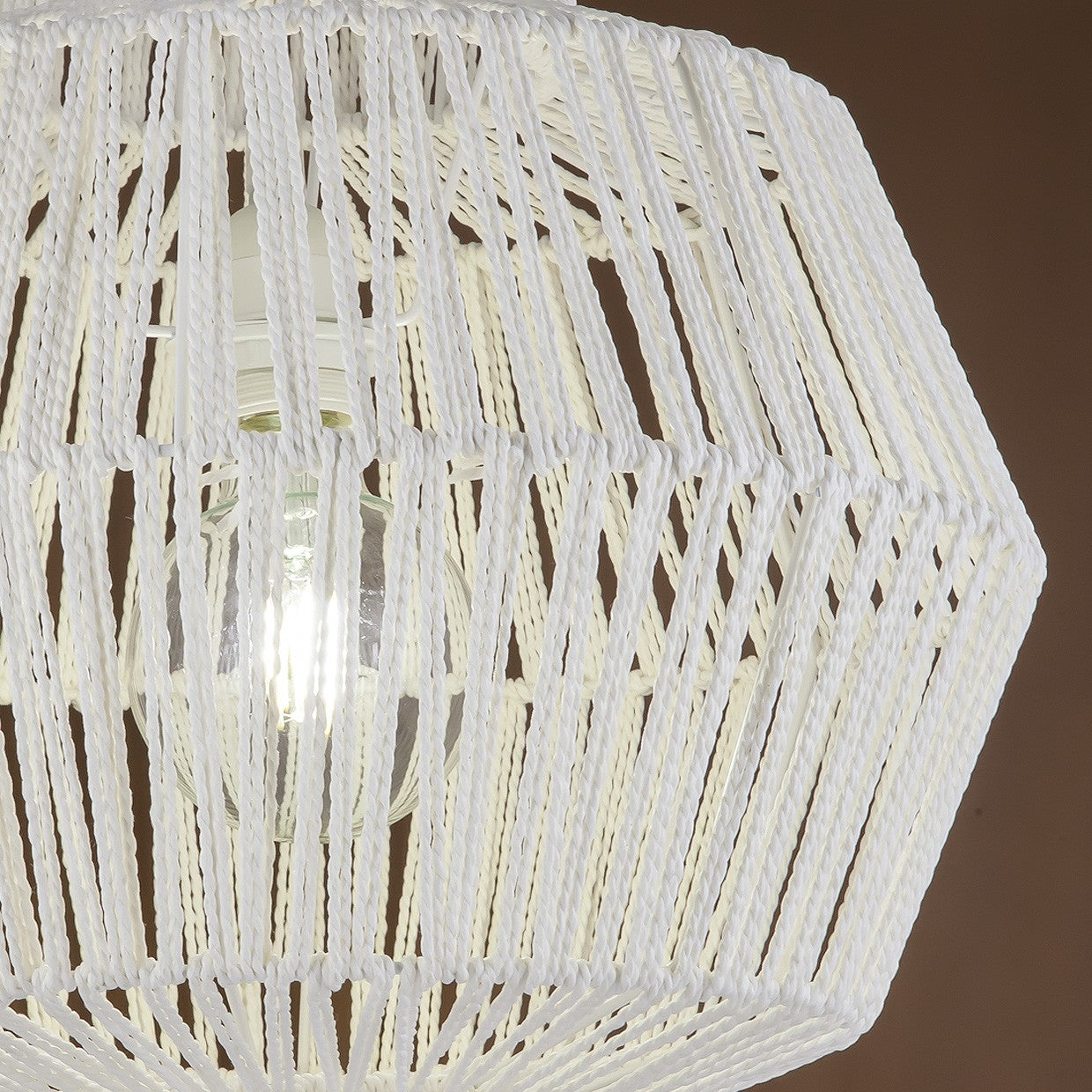 Colgante Balbec Blanco AJP/Alemar Ref. 10840 - Medidas detalladas.  Luzguru.com

