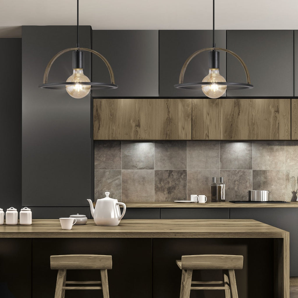 Medidas Colgante Balta Negro AJP/Alemar (Ref. 10695) - LuzGuru
