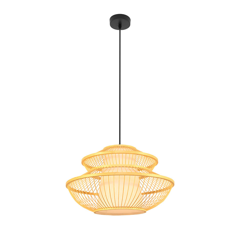 Colgante bambú estilo japonés Fabrilamp / Abrila Denzo 221995086