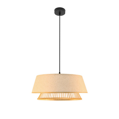Colgante Bambú Estilo Japonés Fabrilamp / Abrila Taylor Ref. 222395086