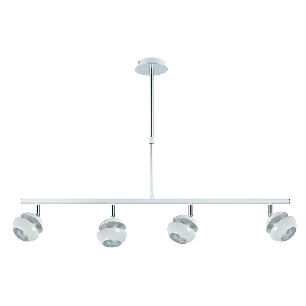 Colgante Beethoven Blanco y Plata Fabrilamp / Abrila 142054001