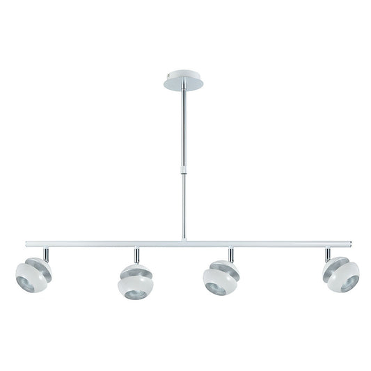 Colgante Beethoven Blanco y Plata Fabrilamp / Abrila 142054001