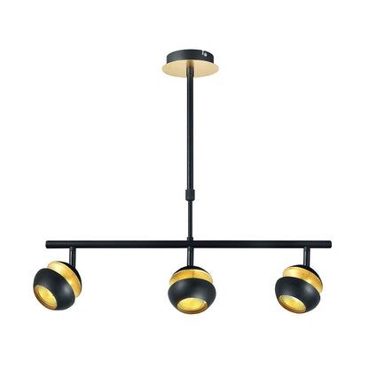 Lámpara colgante Beethoven fabricada en Metal color Negro y Oro