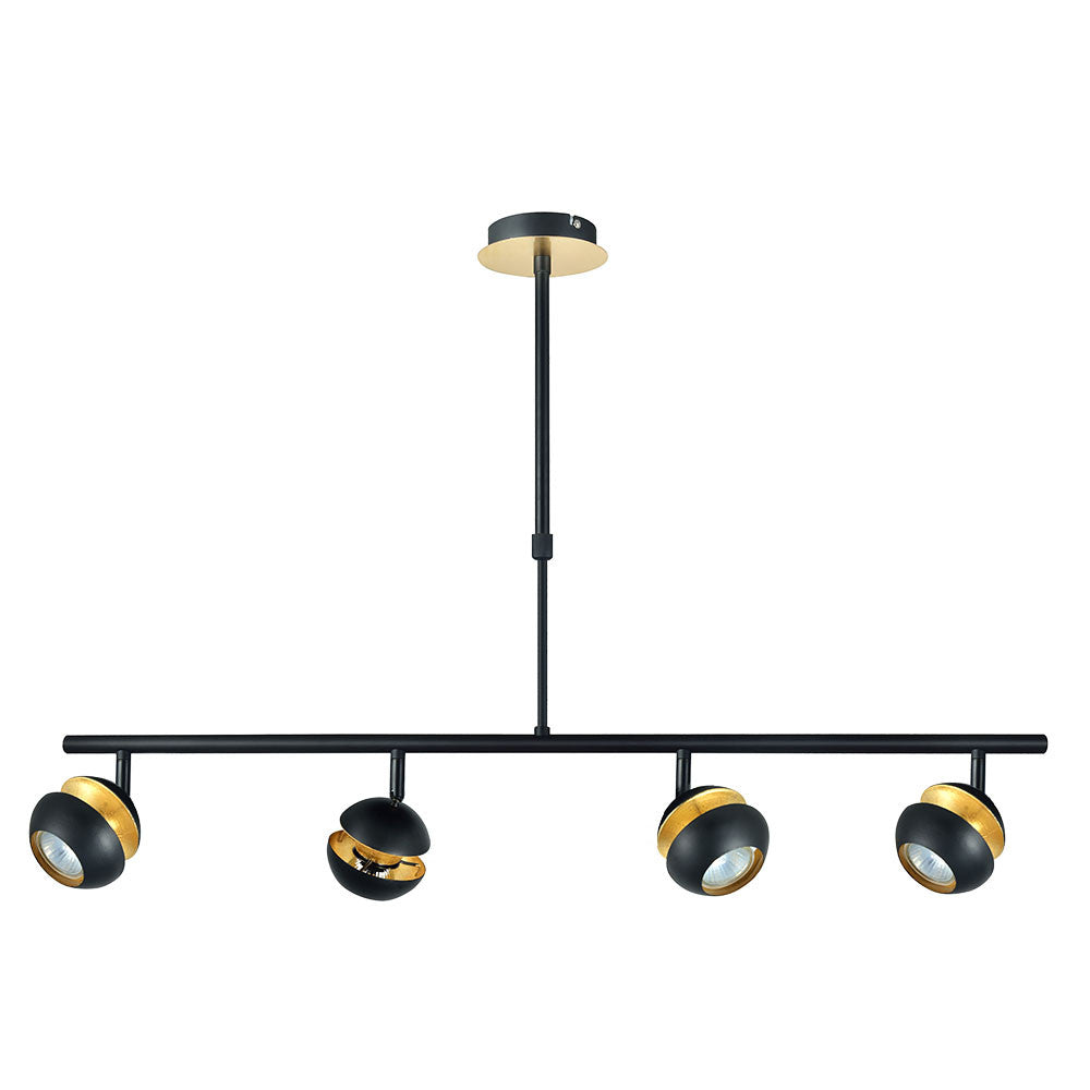 Lámpara Colgante Beethoven Negro y Oro Fabrilamp / Abrila 142054009